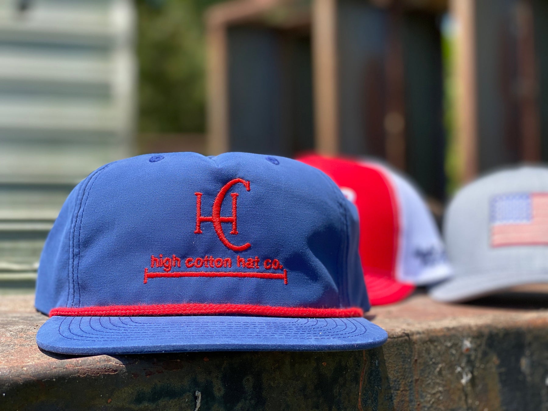 Old School Brand Hat by High Cotton Hat Co in Texas
