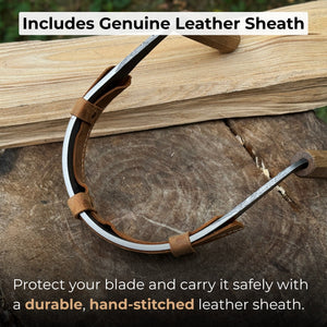 Inshave (Half-Rounded Drawknife), 16.5 cm (6.5 inches) detail view by Sharky Forged Steel Tools