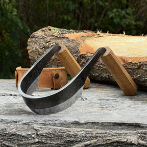 Inshave (Half-Rounded Drawknife), 9.5 cm (3.7 inches) by Sharky Forged Steel Tools