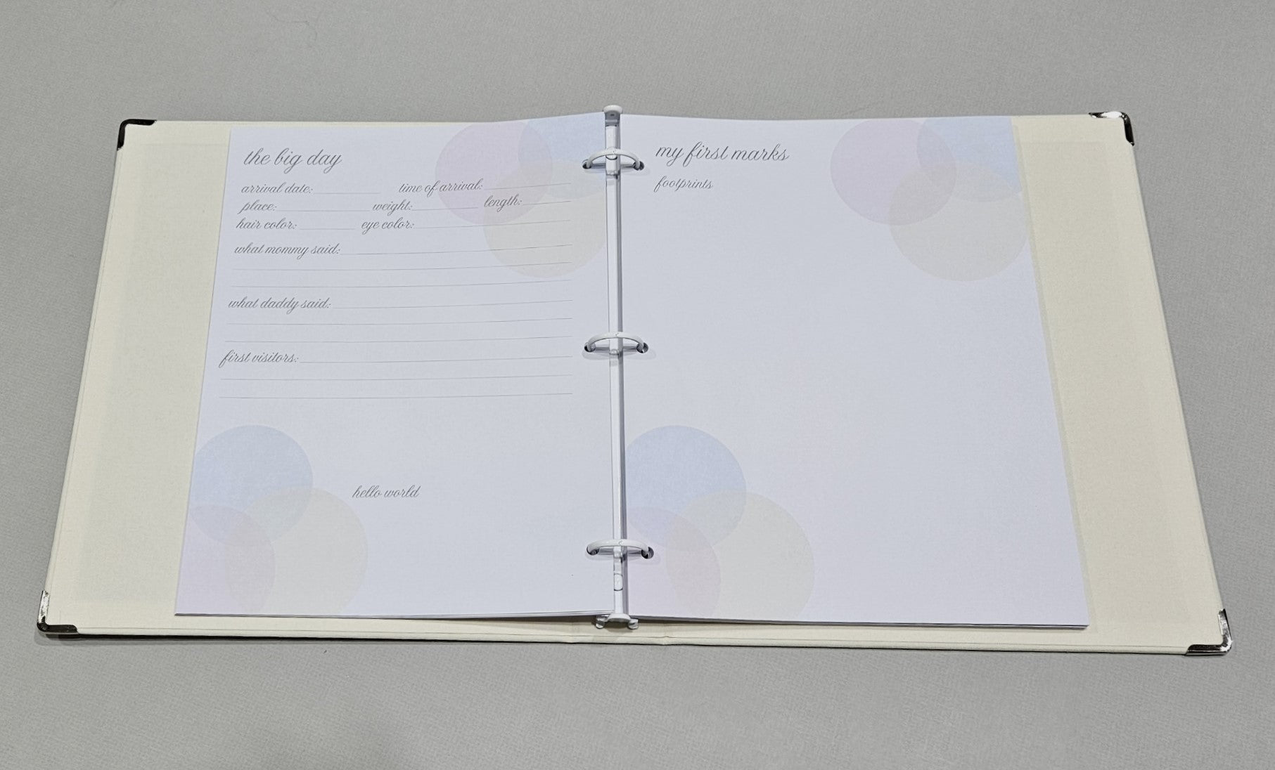 The Icon Collection - A Modern Baby Book by AP Creations in Tuscaloosa, paper gift detail photo 2