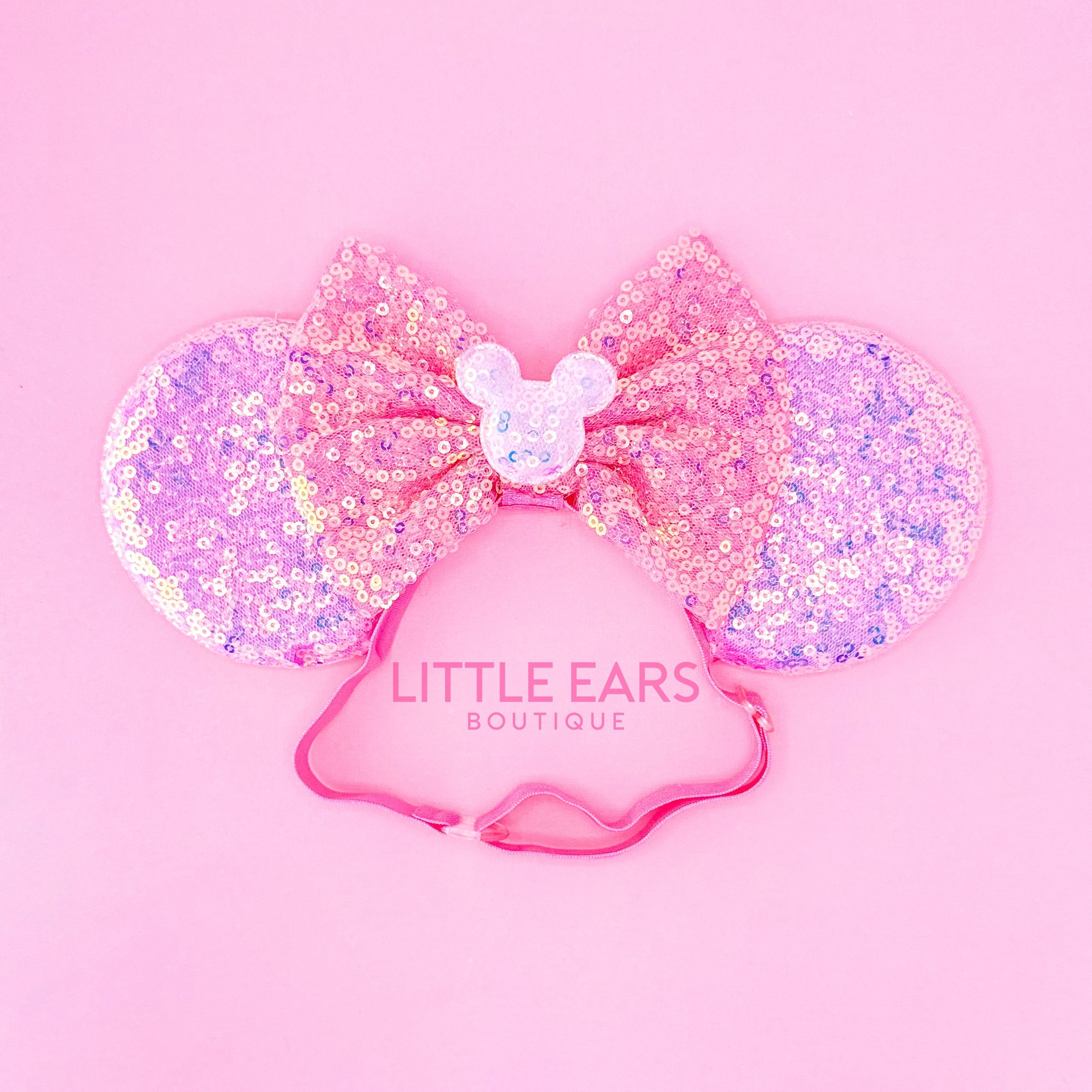 Purple & Pink Iridescent Elastic Ears by Little Ears Boutique, scented candle main product photo