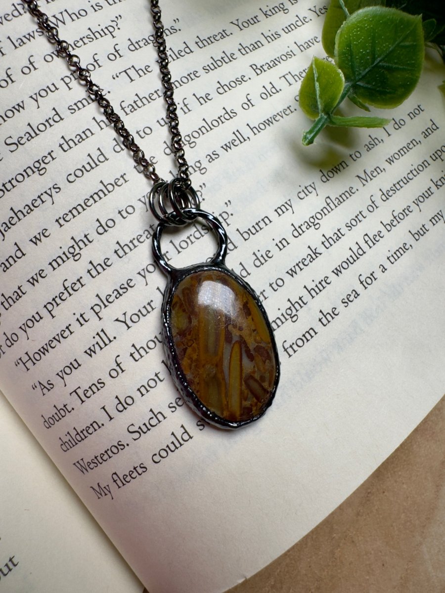 Jasper Necklace by Copper Ashes
