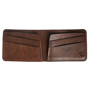 Klein Wallet - Cognac by Loyal Stricklin, handmade leather goods detail photo 5