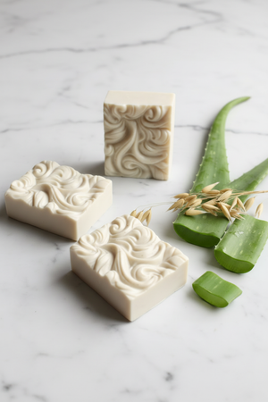 SynEb Kaolin Clay Daily Facial Bar - The Clay Collection by Handcrafted Soaps by Syn Eb, handmade bath and body main product photo