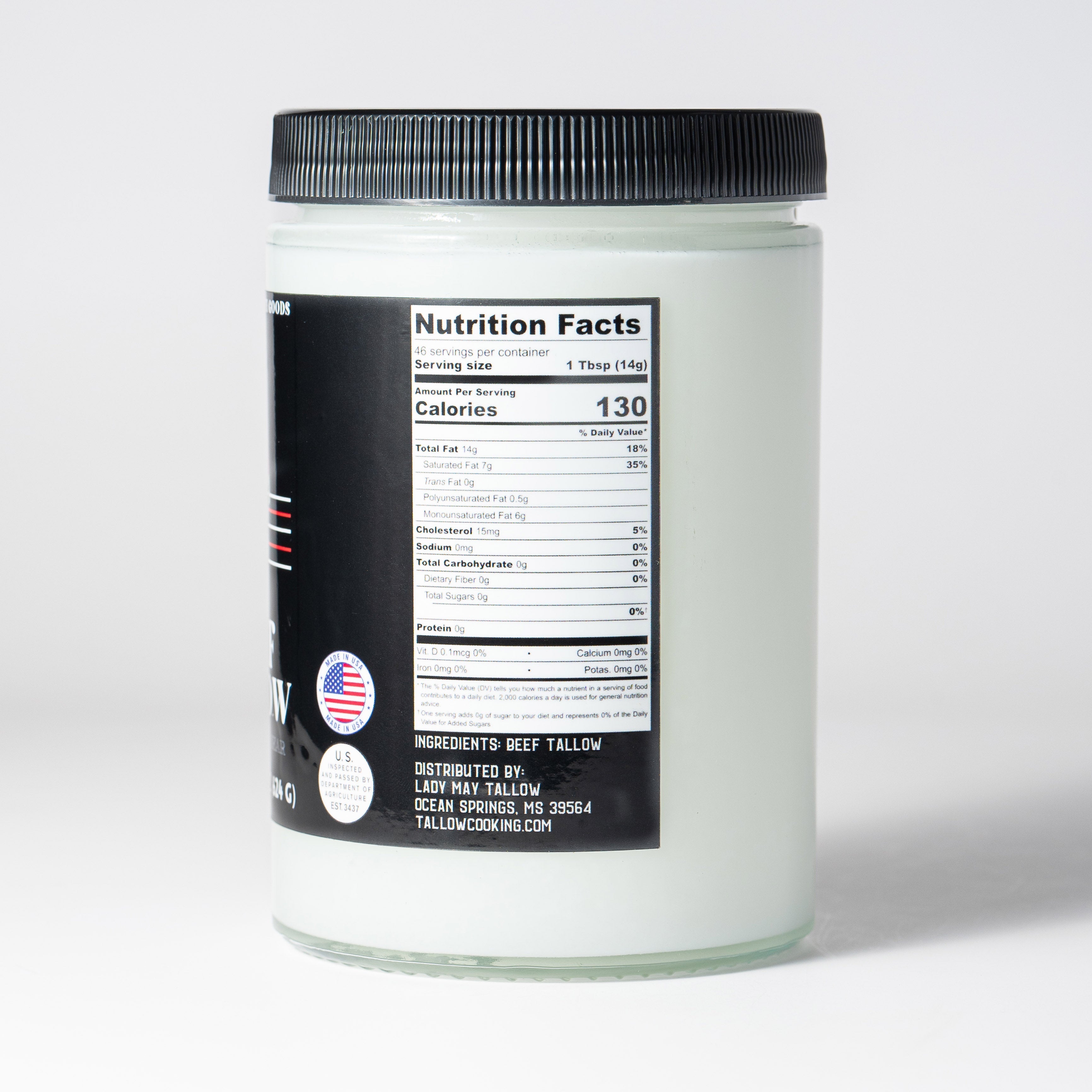 22oz Premium Grass-Fed Beef Tallow | Restaurant-Proven Cooking Fat | Seed Oil-Free by The Lady May, natural skincare detail photo 11