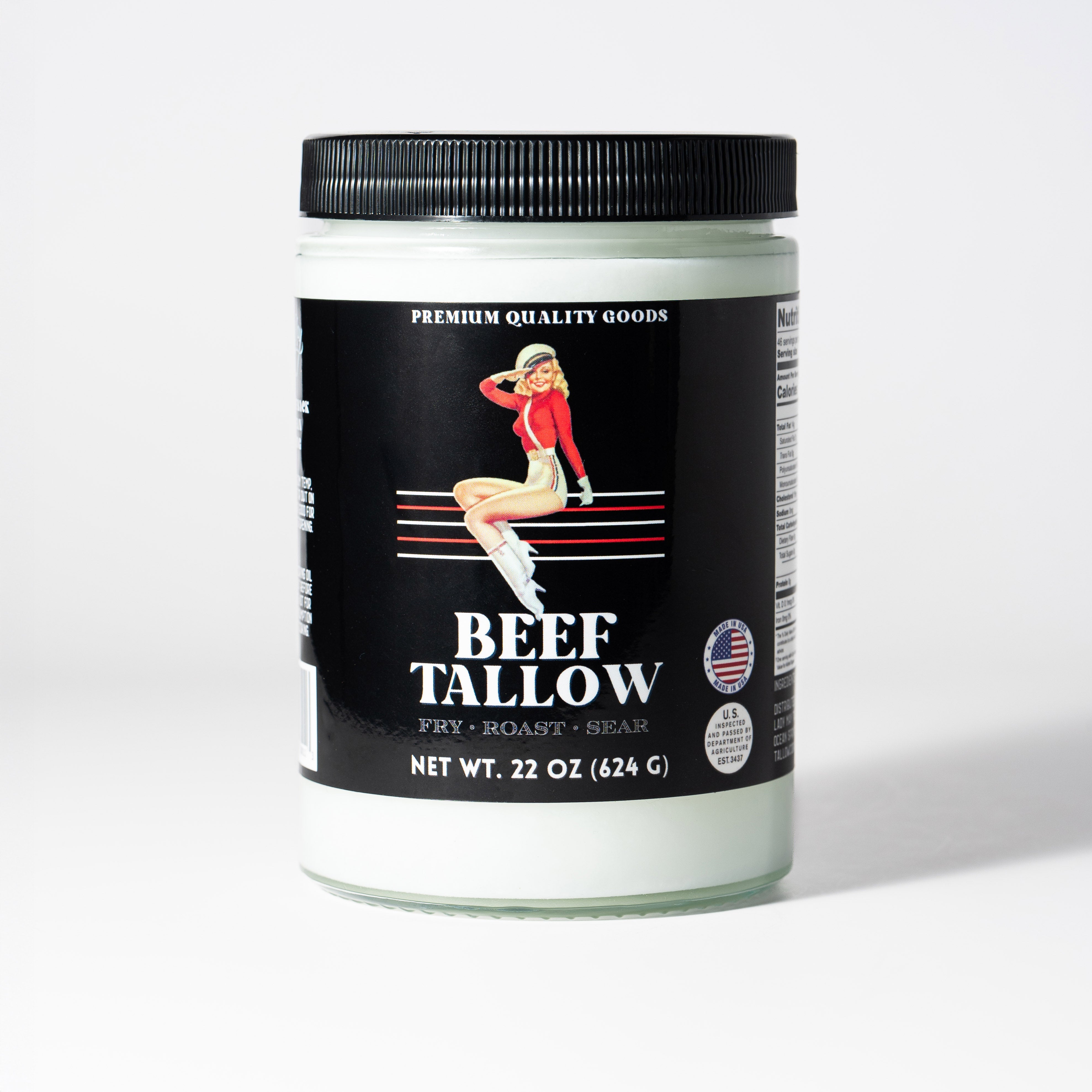 22oz Premium Grass-Fed Beef Tallow | Restaurant-Proven Cooking Fat | Seed Oil-Free by The Lady May, natural skincare detail photo 12