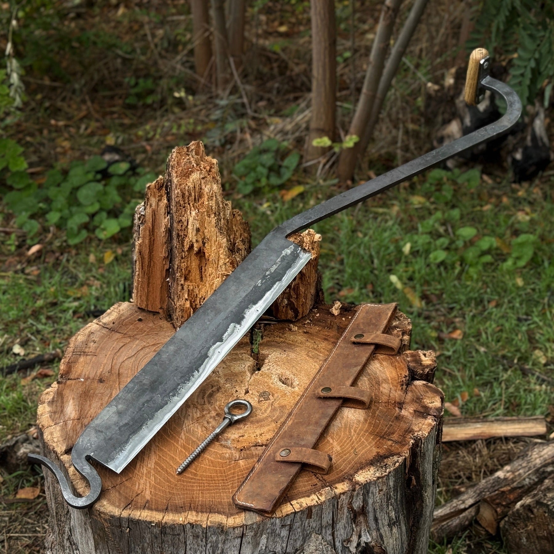 Large Stock Knife - Cloggers Knife by Sharky Forged Steel Tools