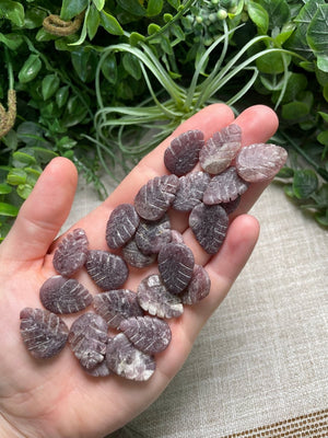 Lepidolite Leaf by Copper Ashes