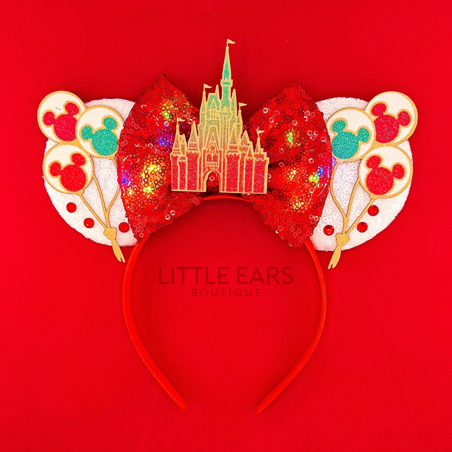 Light Up Castle Christmas Ears by Little Ears Boutique, travel planning service detail photo 2