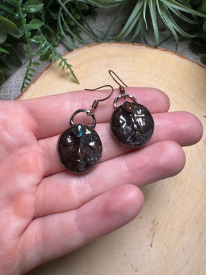 Lillian- Labradorite Goddess Earrings by Copper Ashes