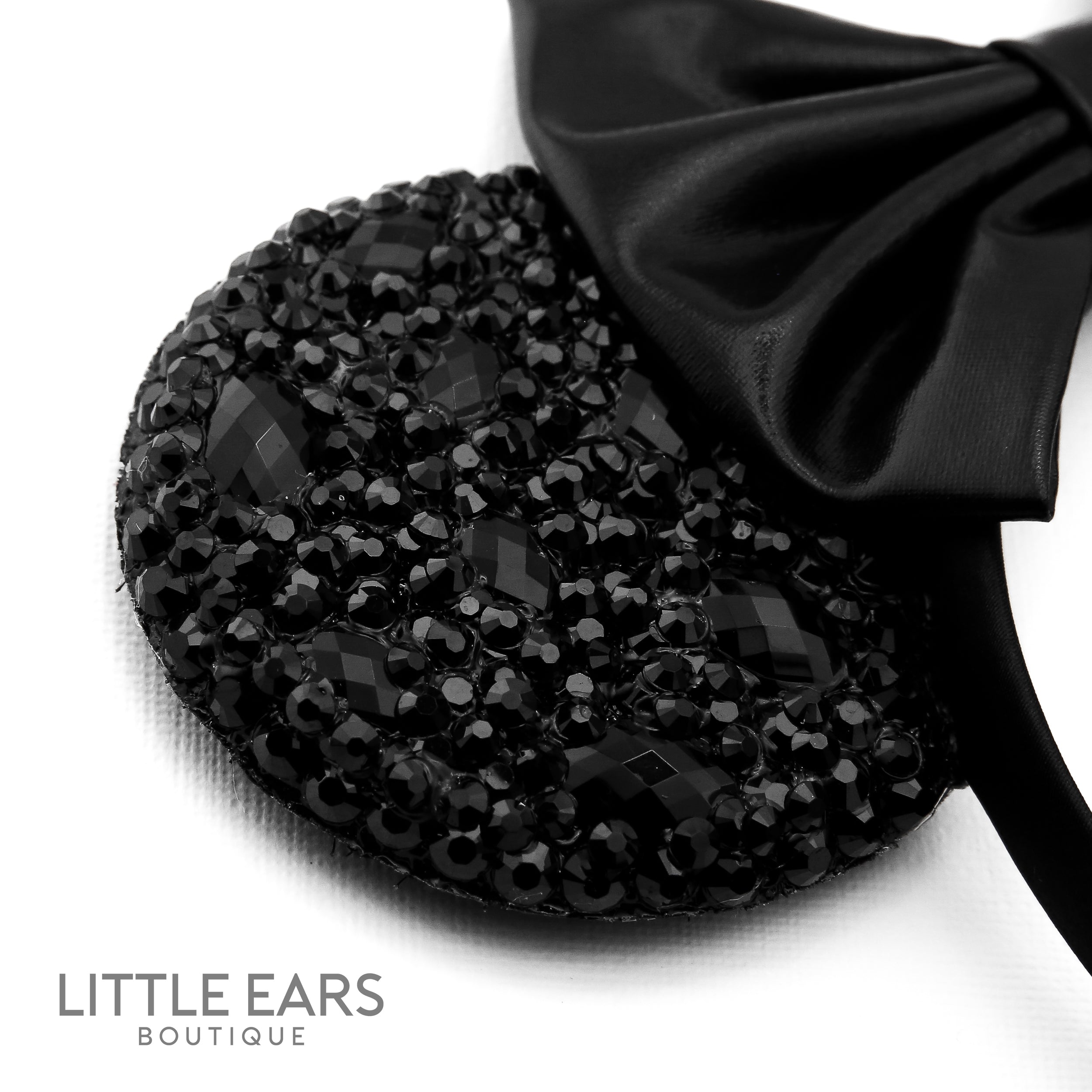 Deep Black Sparkle Ears by Little Ears Boutique, travel planning service detail photo 2