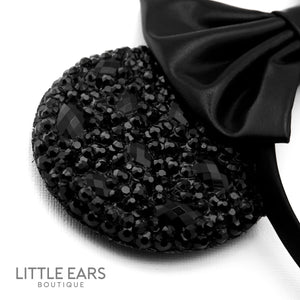 Deep Black Sparkle Ears by Little Ears Boutique, travel planning service detail photo 2