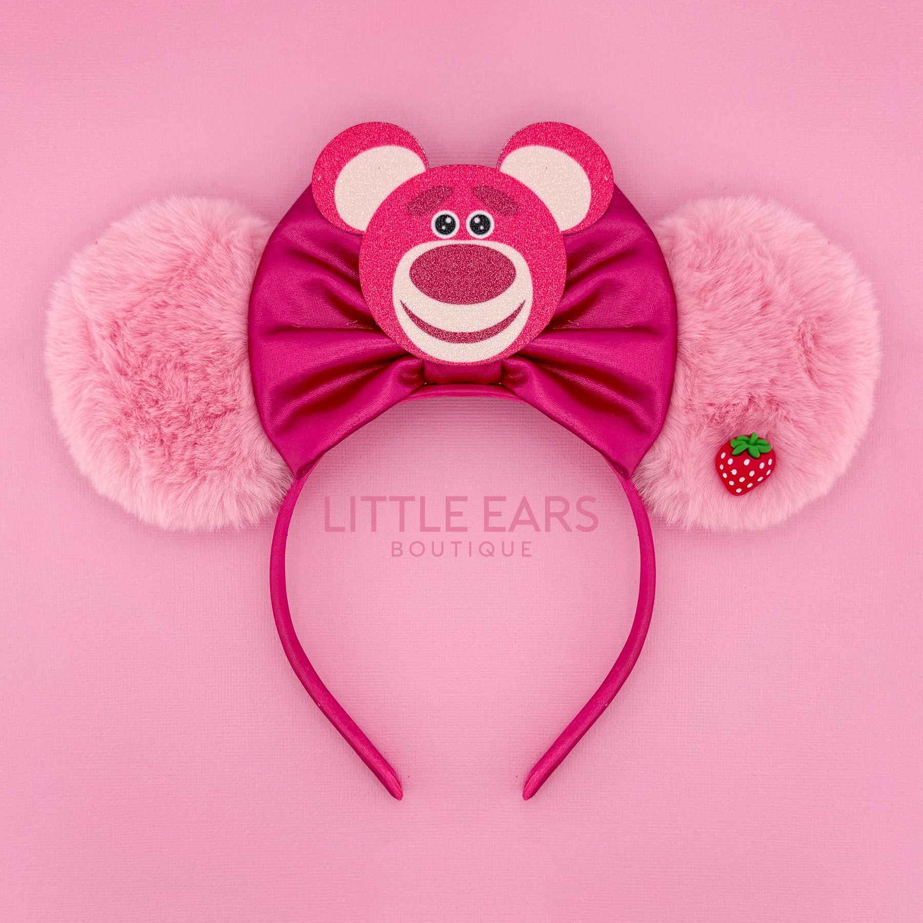 Strawberry Plush Ears by Little Ears Boutique, 3D printed toy main product photo