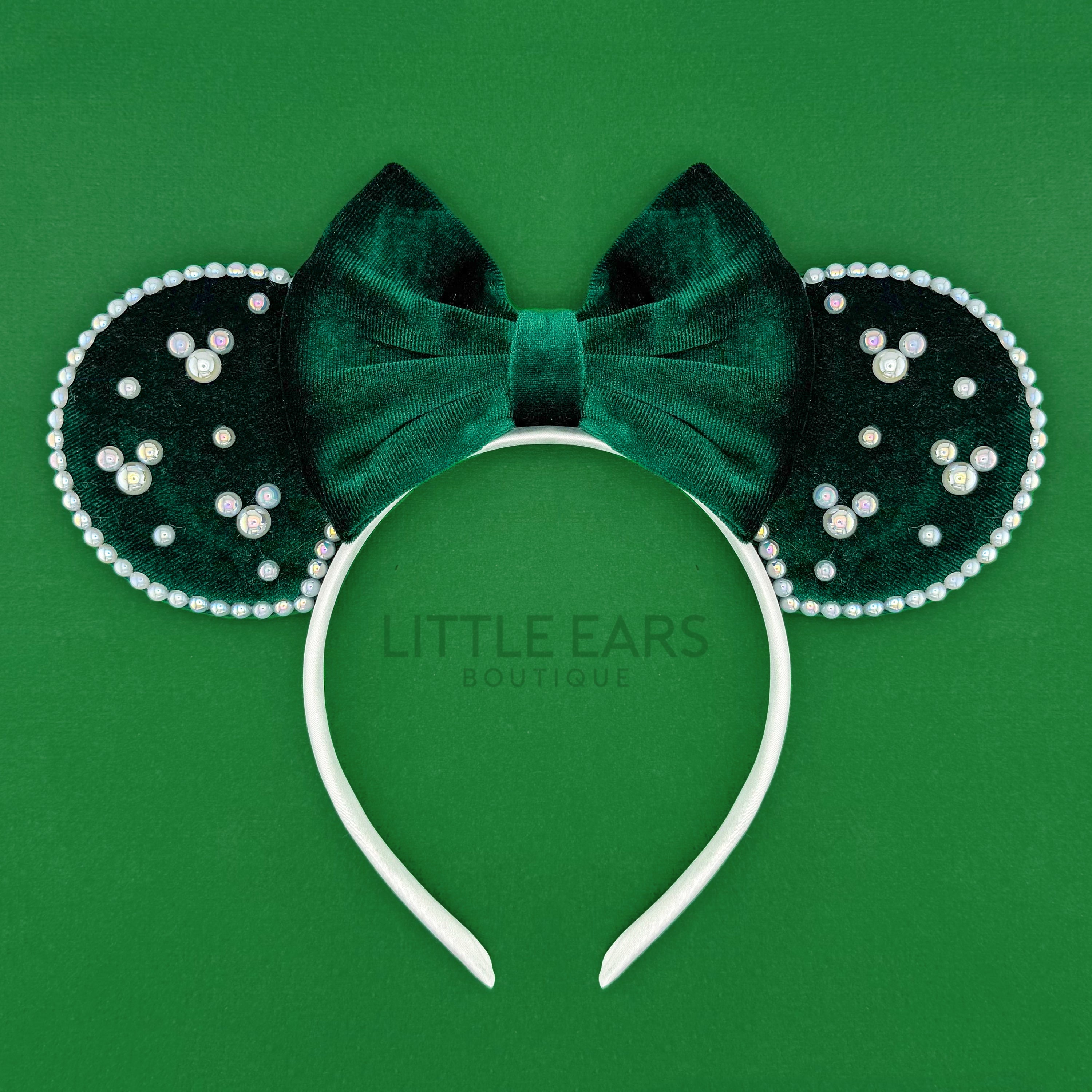 All Forest Pearls Ears by Little Ears Boutique, handmade jewelry main product photo