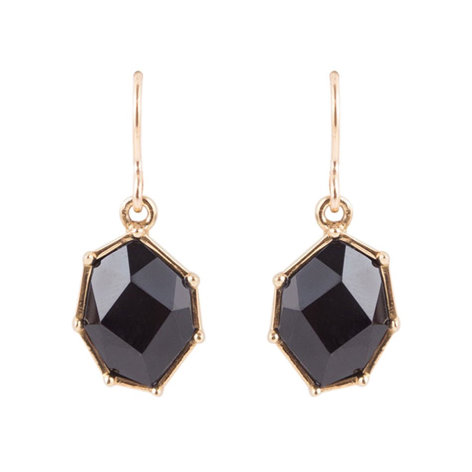 Lucky 7's Earrings - Onyx by Barse Jewelry