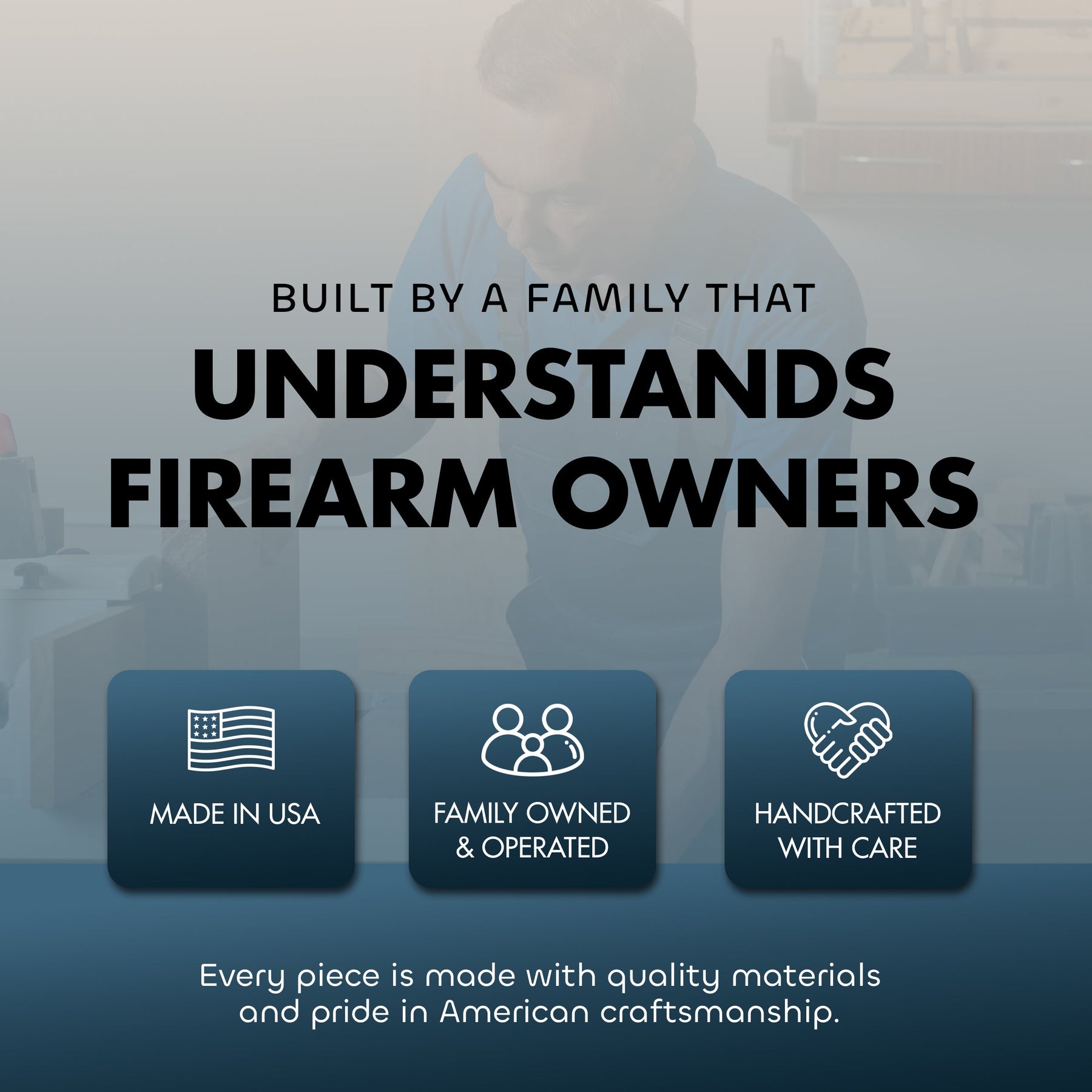 Luke 11:21 Wall Gun Safe - Religious Hidden Gun Safe - Handcrafted Concealment Furniture for Guns - Quick Access Firearm