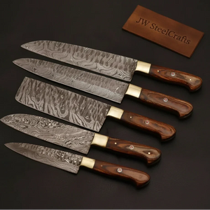 Custom Handmade Chef Knives Damascus Steel blades By JW SteelCrafts by JW SteelCrafts, Southern lifestyle apparel main product photo