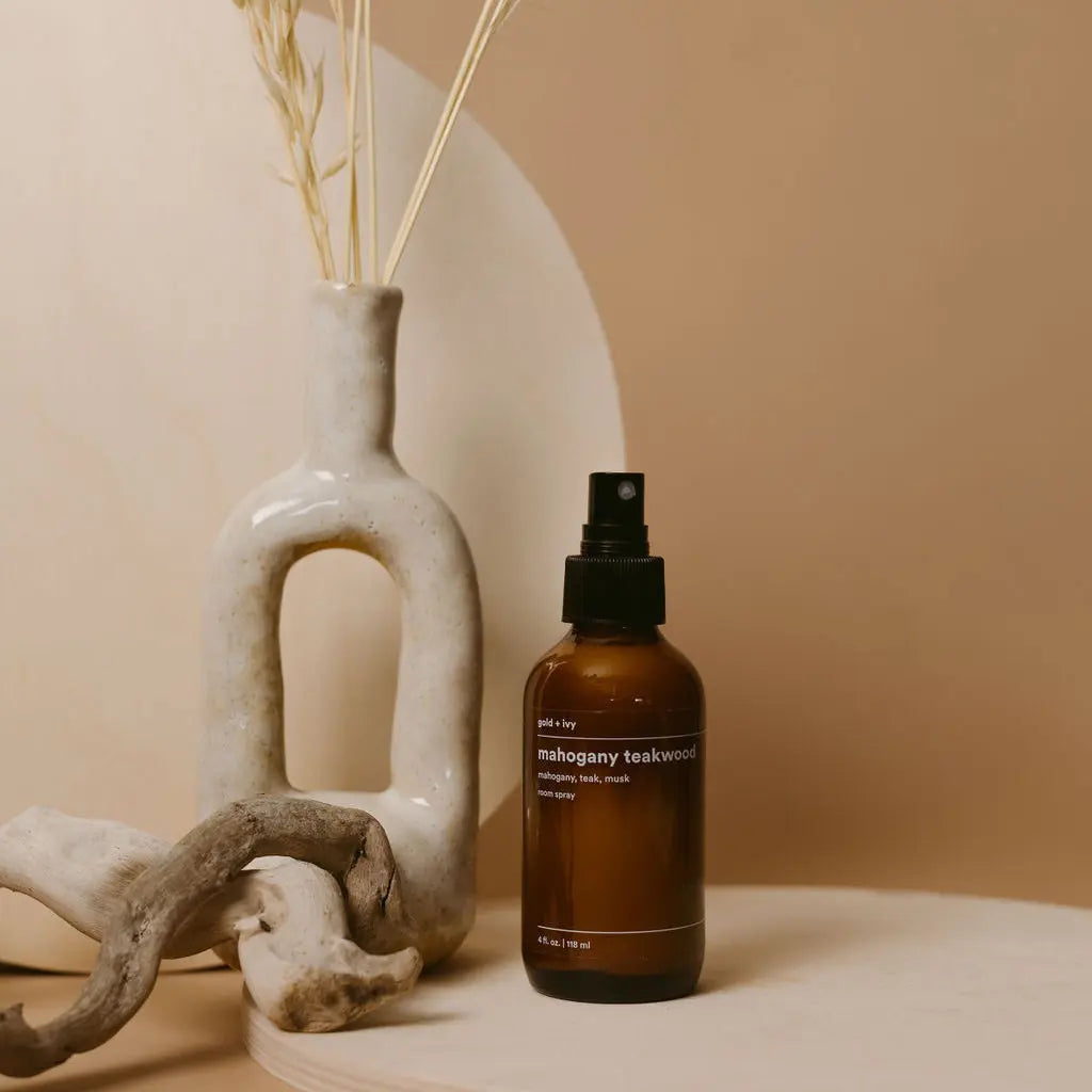Mahogany teakwood room spray by gold + ivy, Southern food gift main product photo
