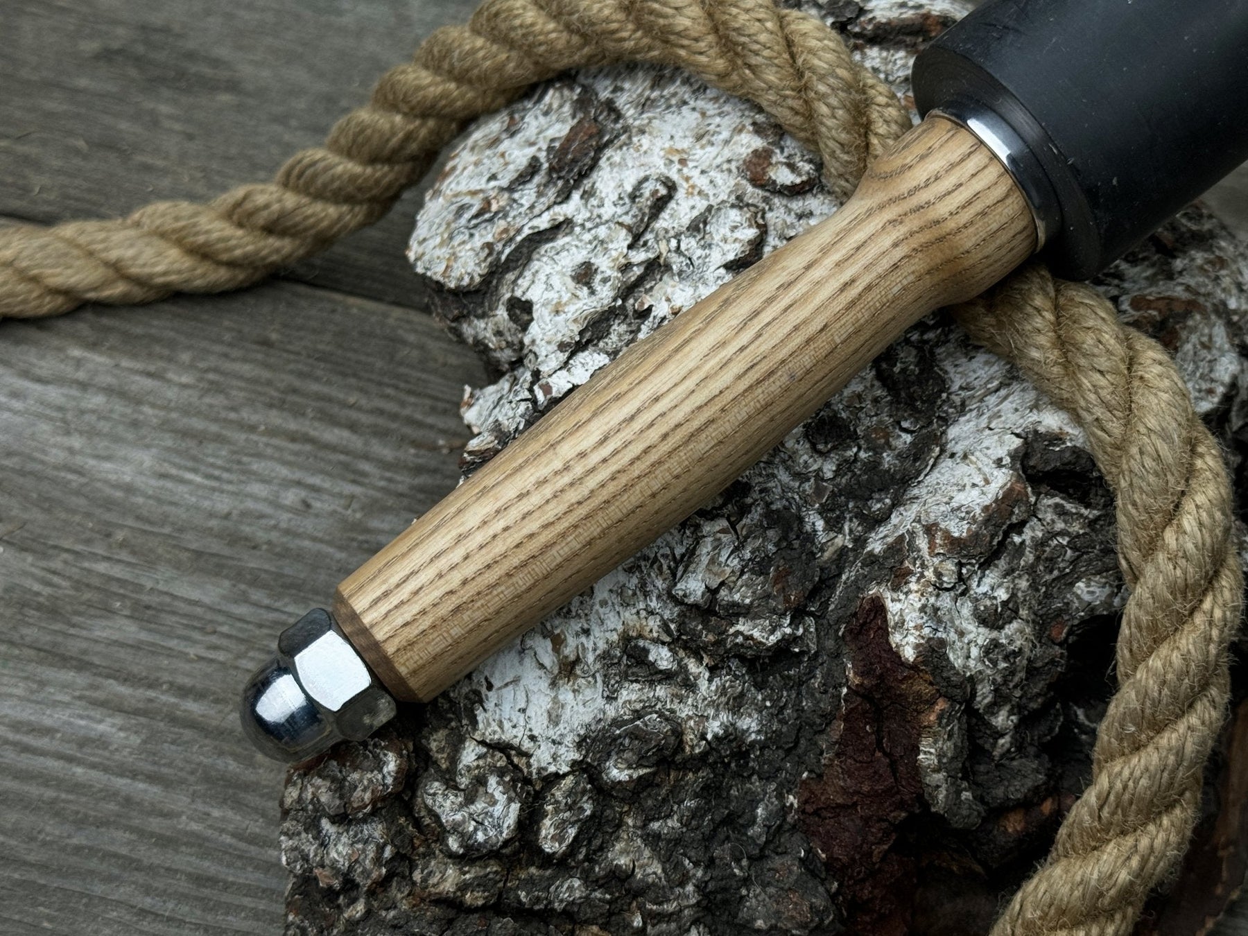 Mallet with Nylon Head, 350 g (12.35 oz) detail view by Sharky Forged Steel Tools