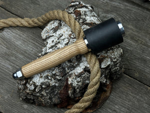 Mallet with Nylon Head, 350 g (12.35 oz) detail view by Sharky Forged Steel Tools