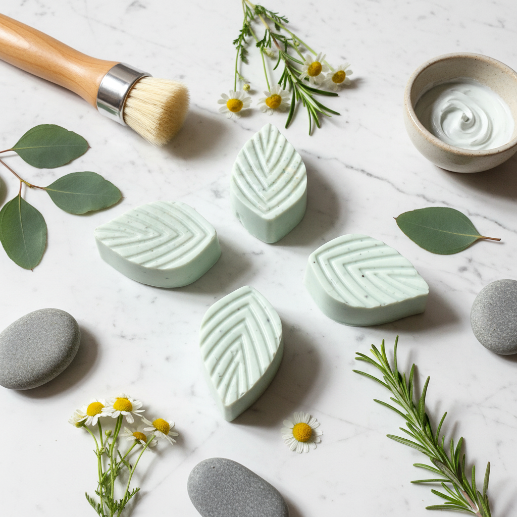 SynEb French Green Clay Travel & Gift Bar - Mini Detox Soap - The Clay Collection by Handcrafted Soaps by Syn Eb, natural skincare detail photo 8