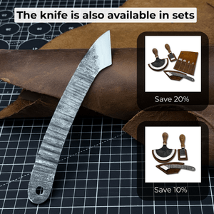 Marking Knife Kiridashi, 3.5 cm (1.38 inches) detail view by Sharky Forged Steel Tools