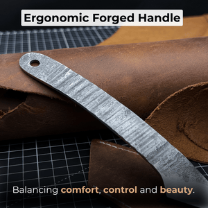 Marking Knife Kiridashi, 3.5 cm (1.38 inches) detail view by Sharky Forged Steel Tools