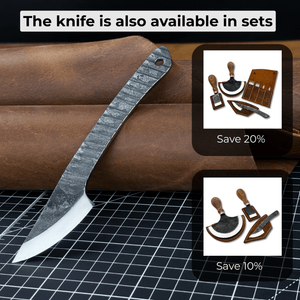 Marking Knife Kiridashi with Rounded Blade, 5,5 cm (2.17 inches) detail view by Sharky Forged Steel Tools