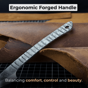 Marking Knife Kiridashi with Rounded Blade, 5,5 cm (2.17 inches) detail view by Sharky Forged Steel Tools