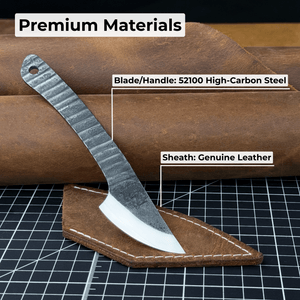 Marking Knife Kiridashi with Rounded Blade, 5,5 cm (2.17 inches) detail view by Sharky Forged Steel Tools