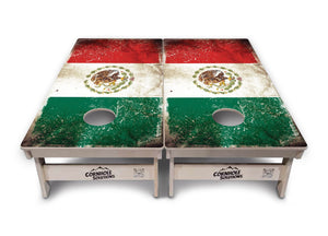 Mexico Flag Cornhole Boards - Professional Tournament Series