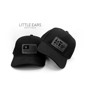 Leather Patch Hats by Little Ears Boutique, Southern lifestyle apparel detail photo 3