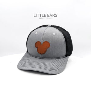 Mouse Trucker Hat by Little Ears Boutique, Southern lifestyle apparel detail photo 3