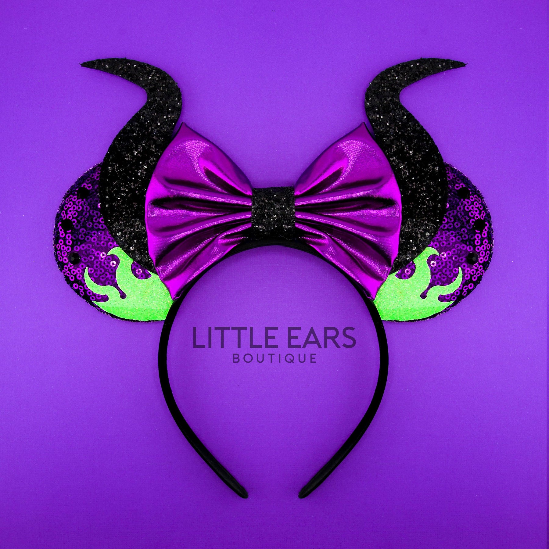 Mistress of All Evil Glitter Ears by Little Ears Boutique, travel planning service main product photo