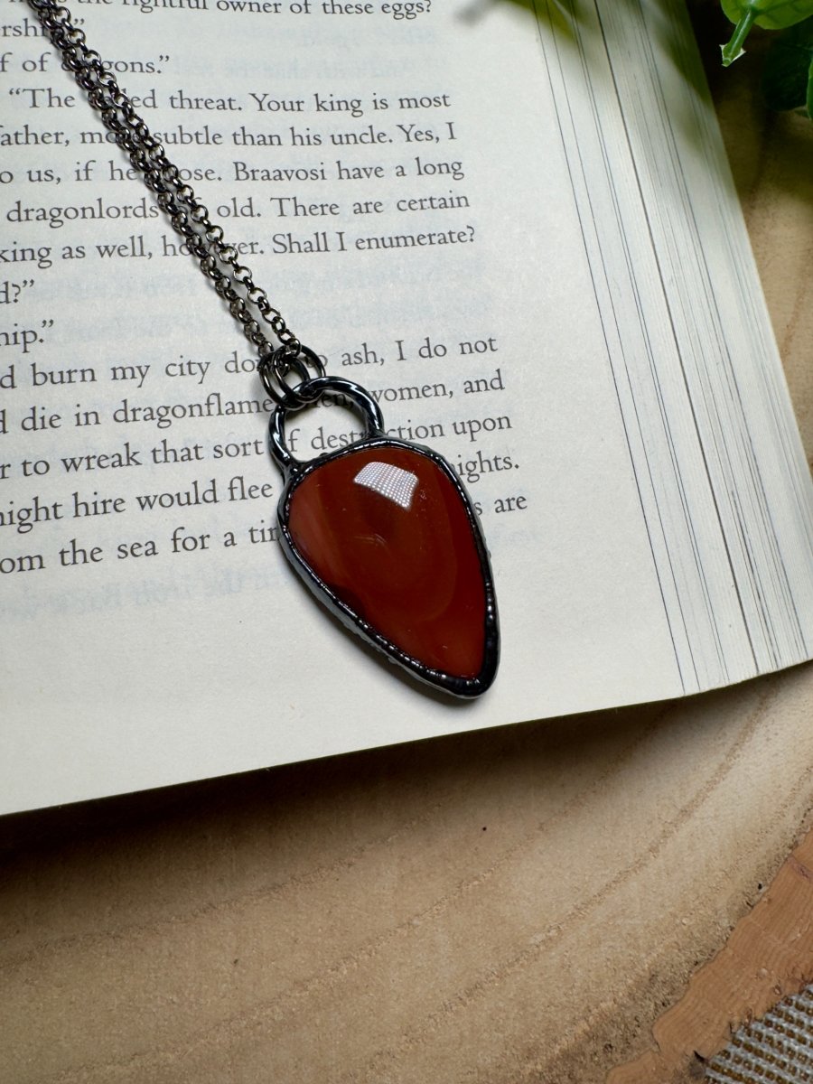 Mookaite Jasper Necklace by Copper Ashes