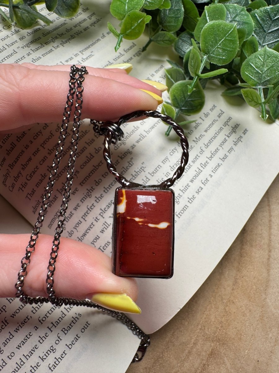 Mookaite Jasper Necklace by Copper Ashes