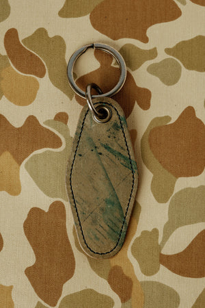 Motel Key Ring - Reverse Black Horween Shell Cordovan