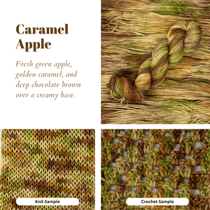 Caramel Apple detail view 2 by Mountaintop Yarn