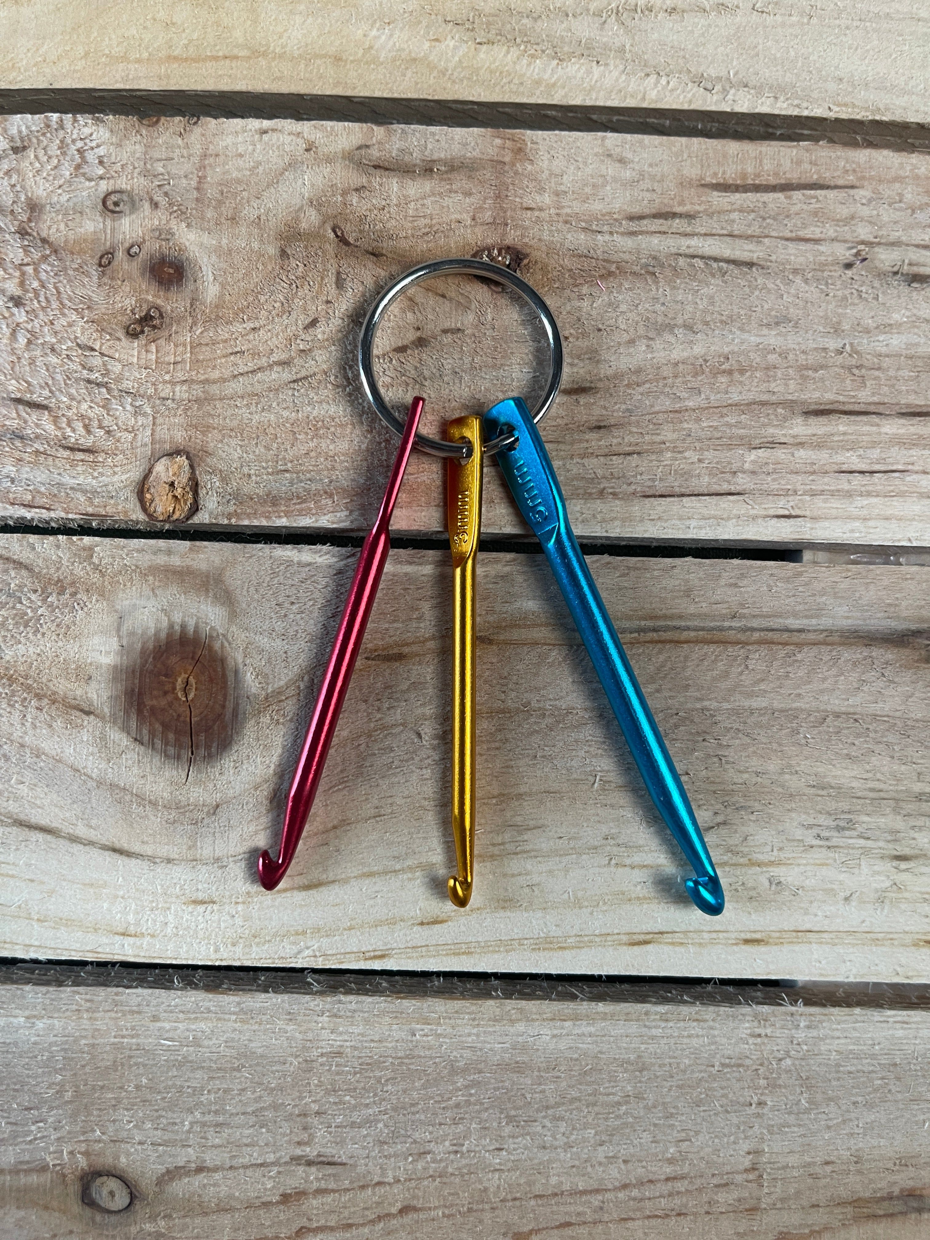 Crochet Hook Keyring Crochet Hooks by Mountaintop Yarn