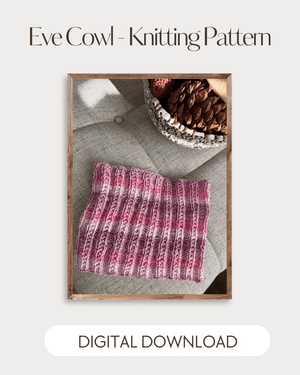 Eve Knit Cowl Digital Pattern Digital Patterns by Mountaintop Yarn