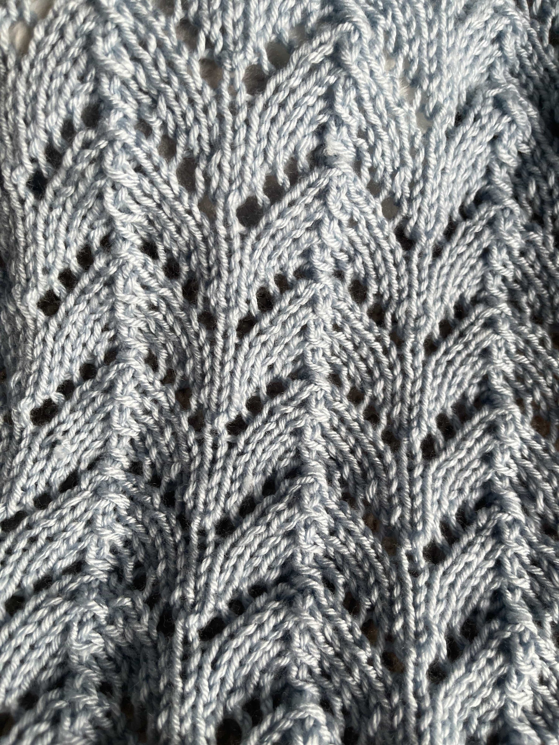 Freya Stroller Blanket Pattern Digital Pattern detail view 2 by Mountaintop Yarn