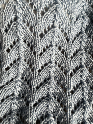 Freya Stroller Blanket Pattern Digital Pattern detail view 2 by Mountaintop Yarn