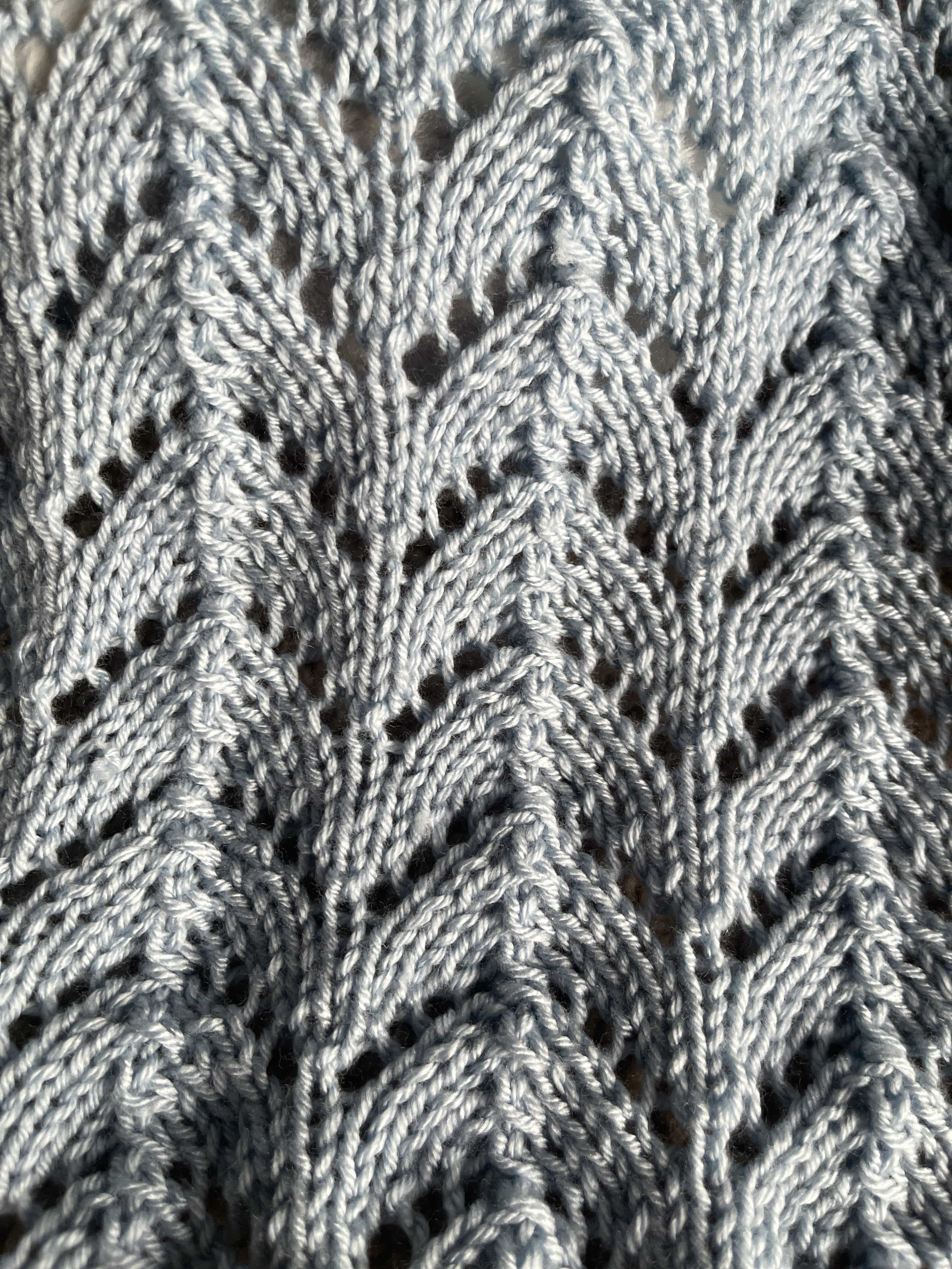 Freya Stroller Blanket Pattern Digital Pattern detail view 2 by Mountaintop Yarn