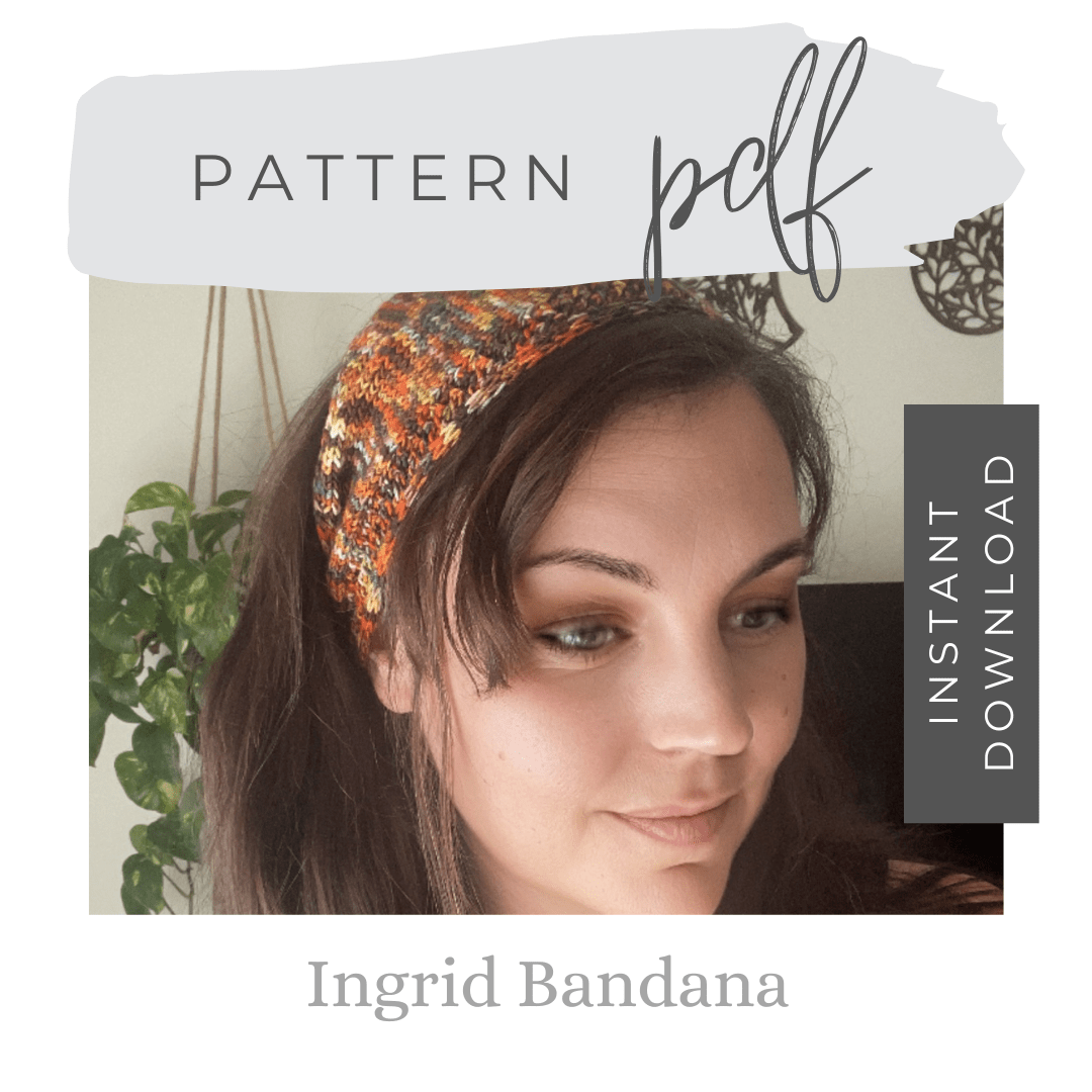 Ingrid Bandana Pattern Digital Pattern Digital Patterns by Mountaintop Yarn