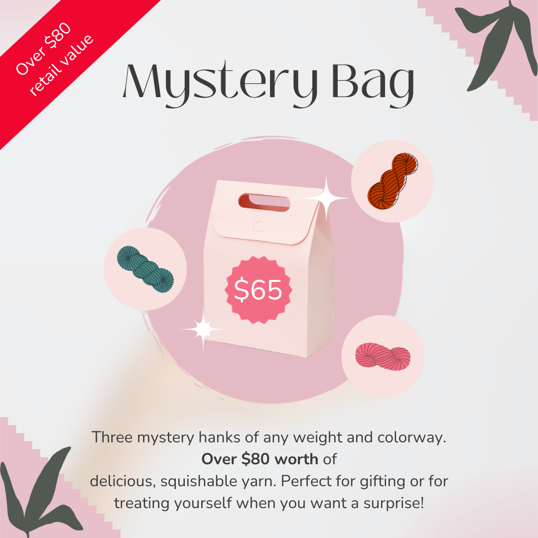 Mystery Bag Yarn by Mountaintop Yarn