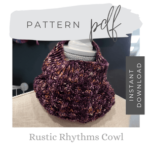 Rustic Rhythms Cowl Digital Pattern Digital Patterns by Mountaintop Yarn