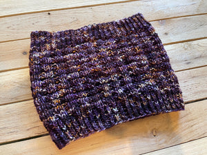 Rustic Rhythms Cowl Digital Pattern detail view 2 by Mountaintop Yarn