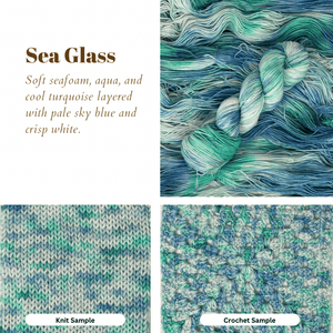 Sea Glass detail view 4 by Mountaintop Yarn