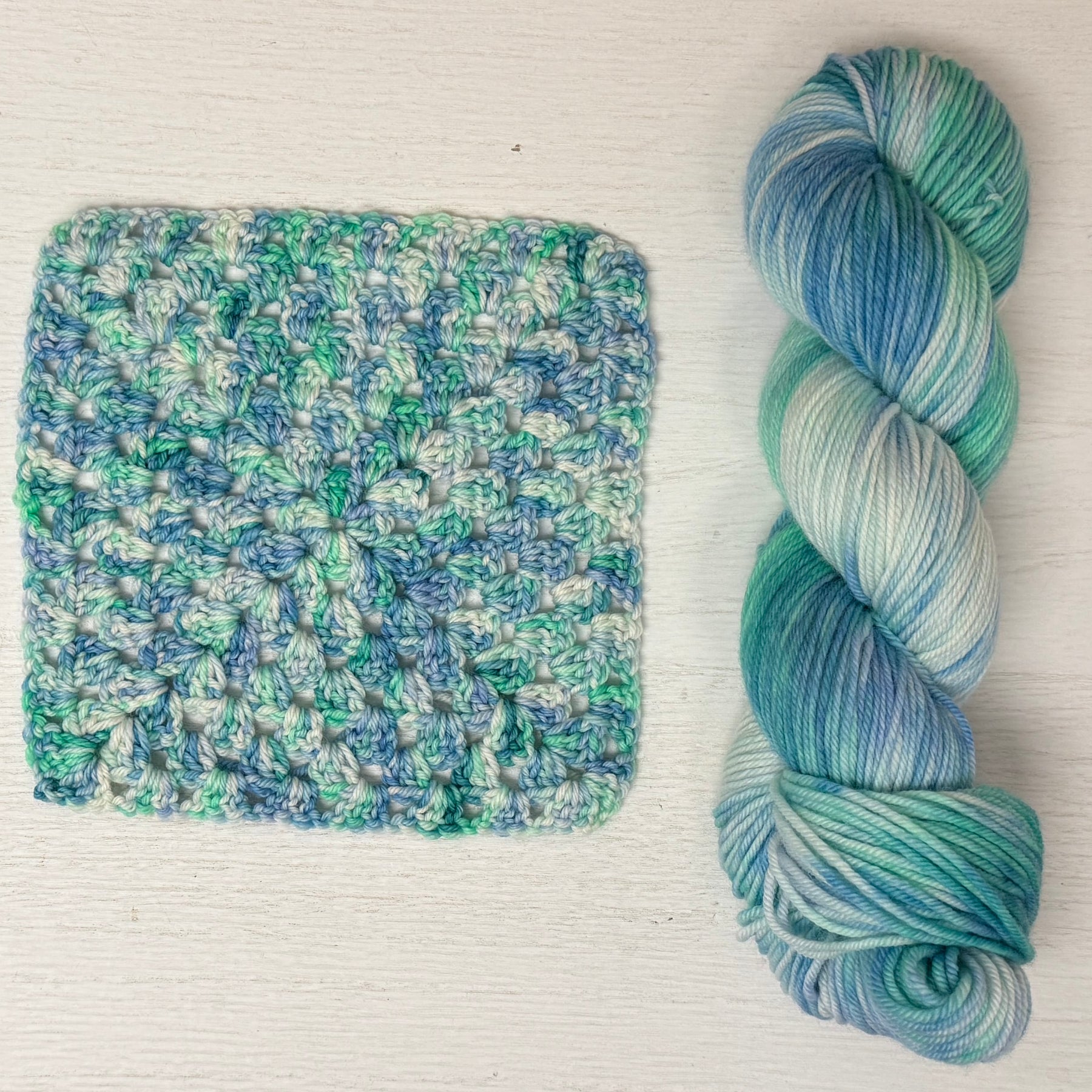 Sea Glass detail view 3 by Mountaintop Yarn