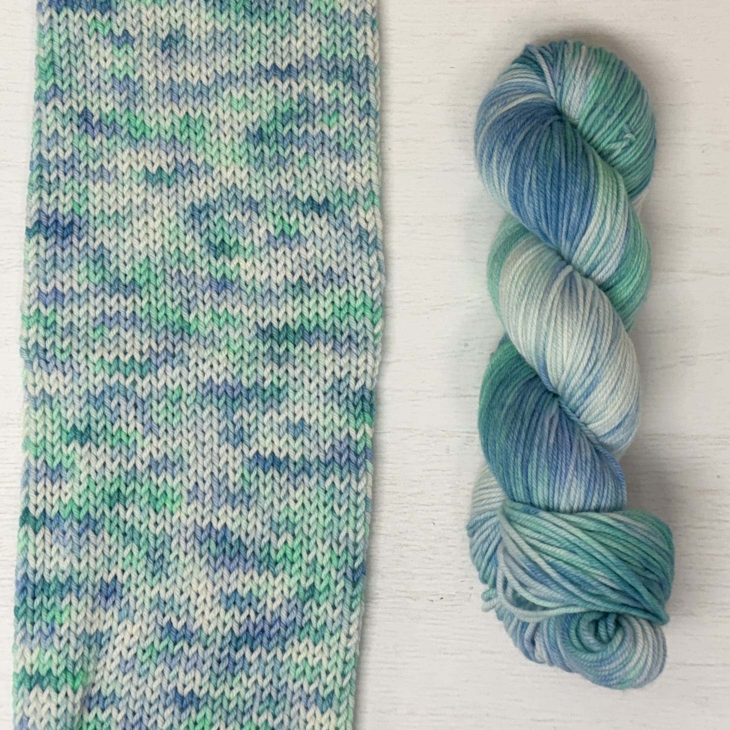 Sea Glass detail view 2 by Mountaintop Yarn